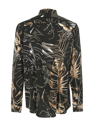 Men's long-sleeved shirt with print
