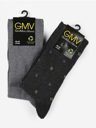Men's long socks 2 pairs