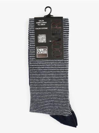 Men's long striped socks