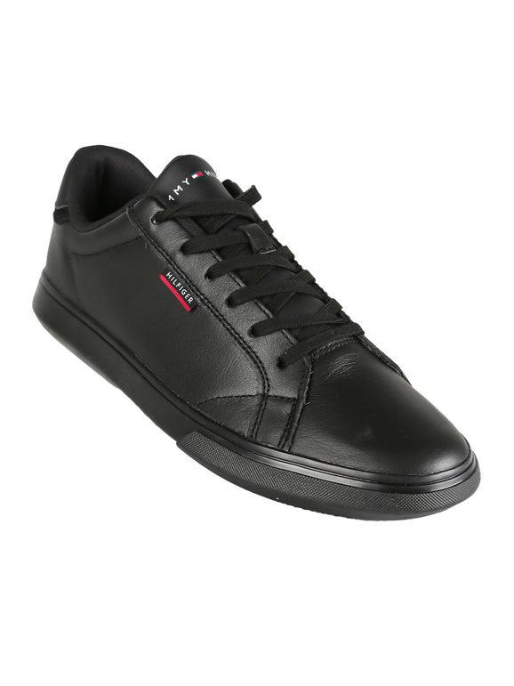 Men's low sneakers in leather