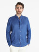 Men's mandarin collar linen shirt