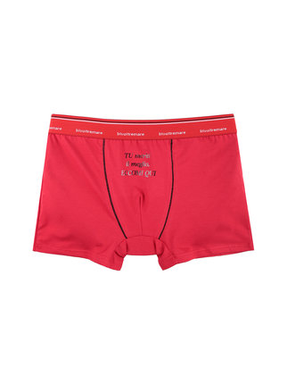 Men's New Year's boxer with writing