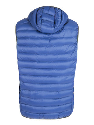 Men's padded gilet with hood