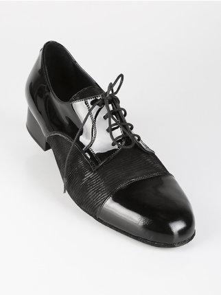 Men's patent leather dance shoes