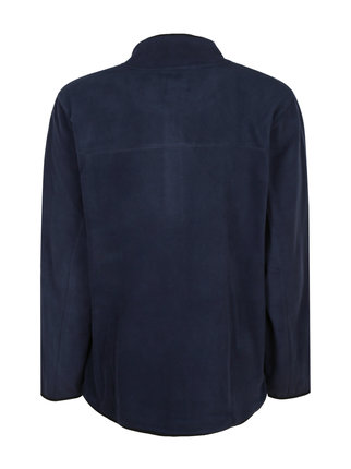 Men's plus size zip-up fleece sweatshirt
