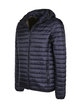 Men's quilted jacket with hood