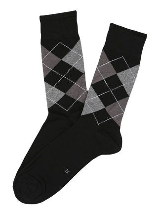 Men's rhombus short socks