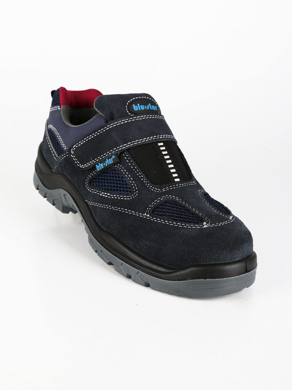 Men's safety work shoes with velcro