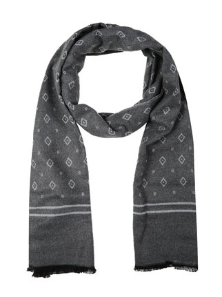 Men's scarf with prints