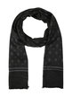 Men's scarf with prints