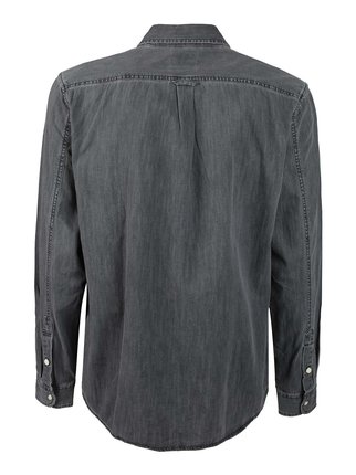 Men's shirt in gray jeans