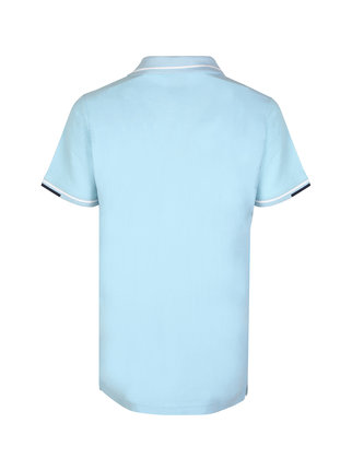 Men's short sleeve cotton polo shirt