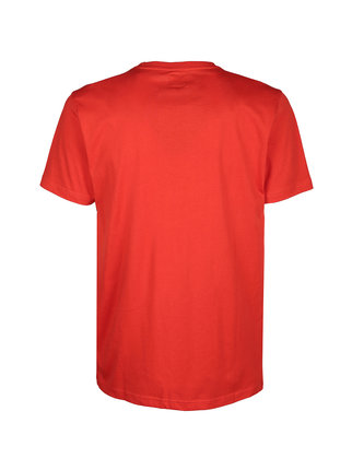 Men's short-sleeved T-shirt with lettering