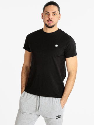 Men's short-sleeved T-shirt with logo