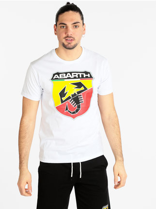 Men's short-sleeved T-shirt with logo
