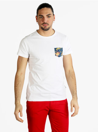 Men's short-sleeved T-shirt with pocket
