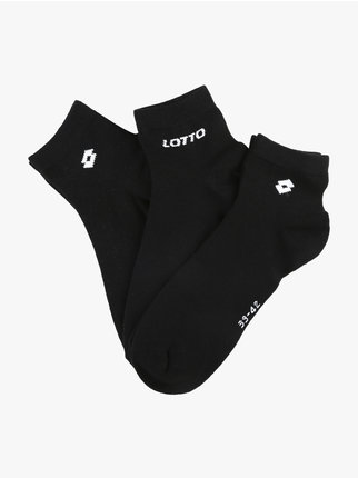 Men's Short Sock. Pack of 3 pairs