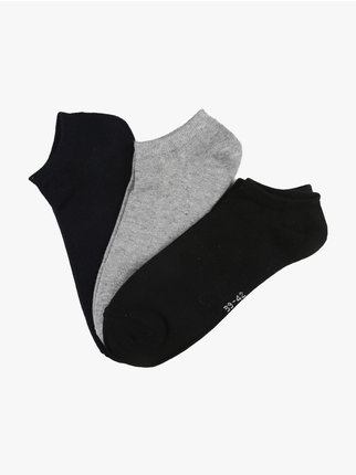 Men's Short Socks. Pack of 3 pairs