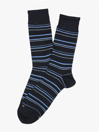 Men's short striped socks