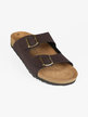 Men's slippers with buckles