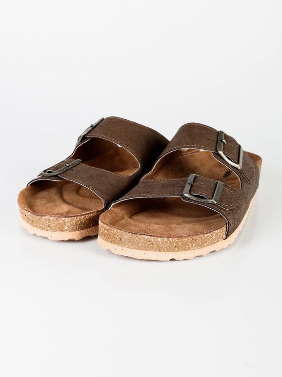 Men's slippers with straps