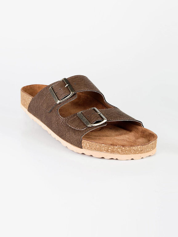 Men's slippers with straps