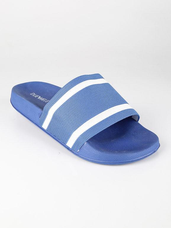 Men's slippers with wide band