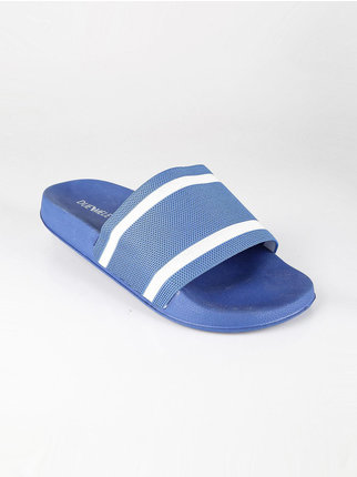Men's slippers with wide band