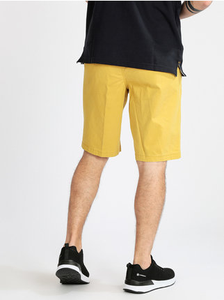 Men's stretch cotton bermuda shorts