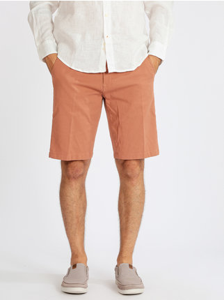 Men's stretch cotton bermuda shorts
