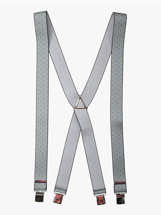Men's suspenders with prints