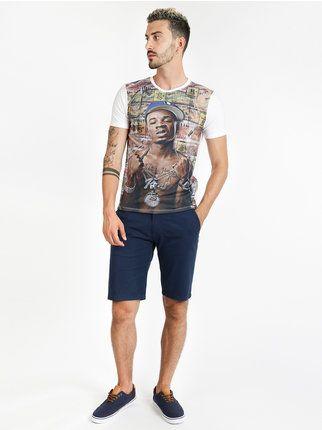 Men's t-shirt with drawing print