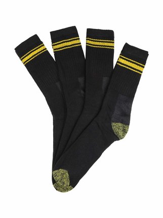 Men's terry work socks, pack of 4 pairs