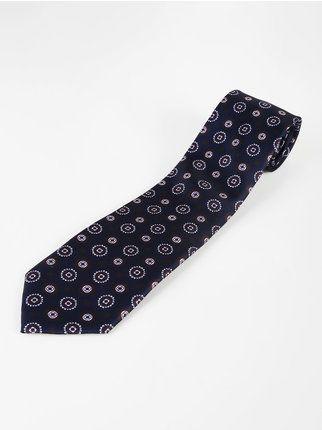 Men's tie with prints