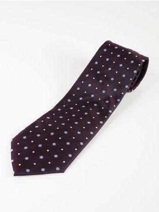 Men's tie with prints