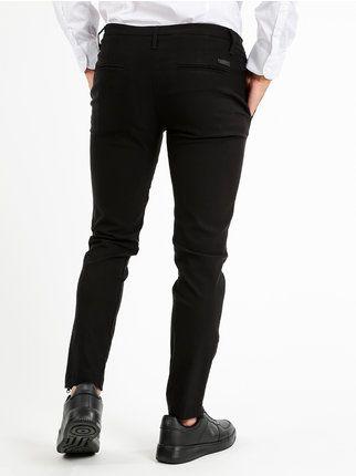 Men's trousers with zip on the bottom