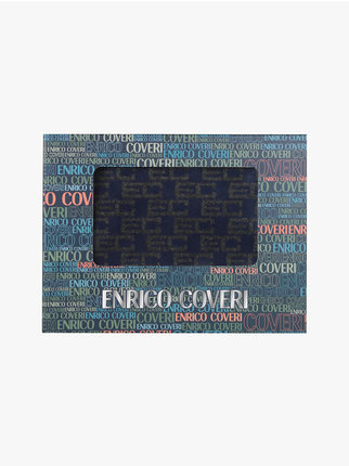 Men's viscose scarf with writing