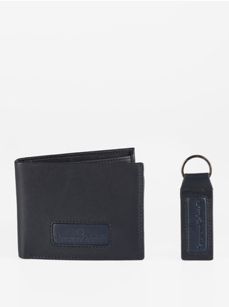 Men's wallet and key ring gift box