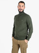 Men's wool blend half zip sweater