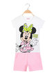 MICKEY and FRIENDS Girl's short cotton set with Minnie