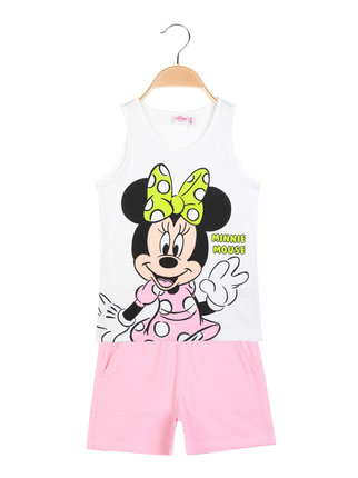 MICKEY and FRIENDS Girl's short set with Minnie
