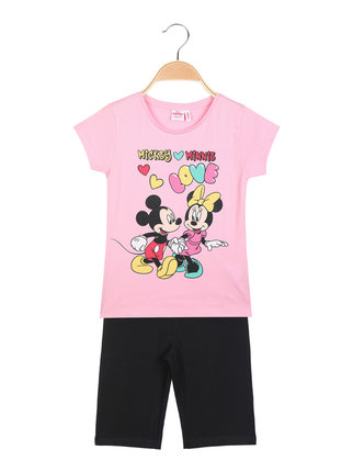 MICKEY and FRIENDS  Minnie and Mickey short girl set