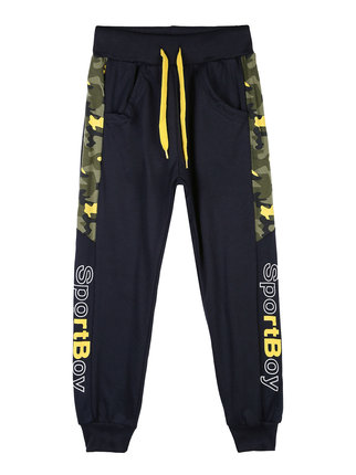 Military kids tracksuit trousers