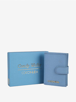 Mini-Lederbrieftasche für Damen mit Kartenhalter