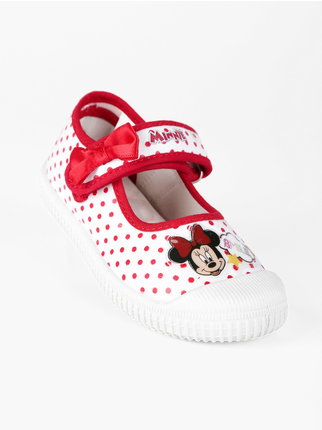 Minnie Ballet flats for girls with tear