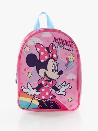 Minnie girl backpack with print