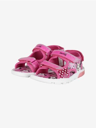 MINNIE Girl's sandals with lights