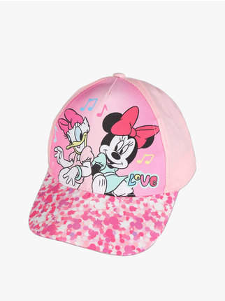 MINNIE  Little girl cap with print