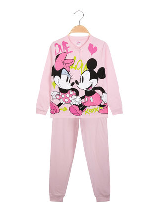 Minnie long pajamas for girls in cotton