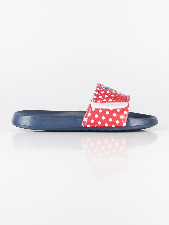 Minnie Mouse rubber slippers with tear